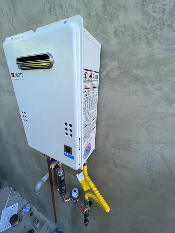 Tankless water heater installation for Sky View homes
