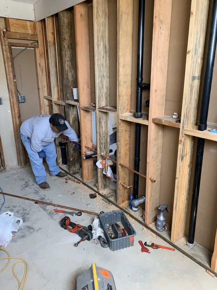 Commercial rough-in plumbing for Gas Line Repair in Sky View